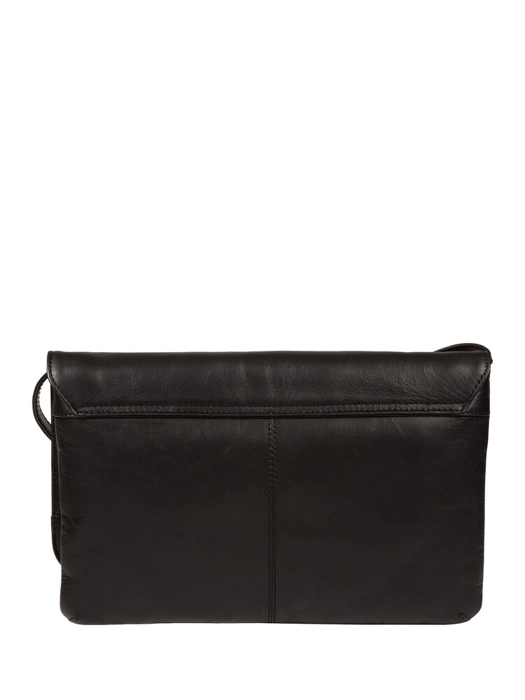 Pure Luxuries London Ermes Bolso de embrague de cuero cruzado de cuero negro - Imagen 2 de 5 Pure Luxuries London Ermes Bolso de embrague de cuero cruzado de cuero negro - Imagen 2 de 5