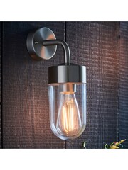 Gallery Home Silver Leo Wall Light - Image 1 of 7