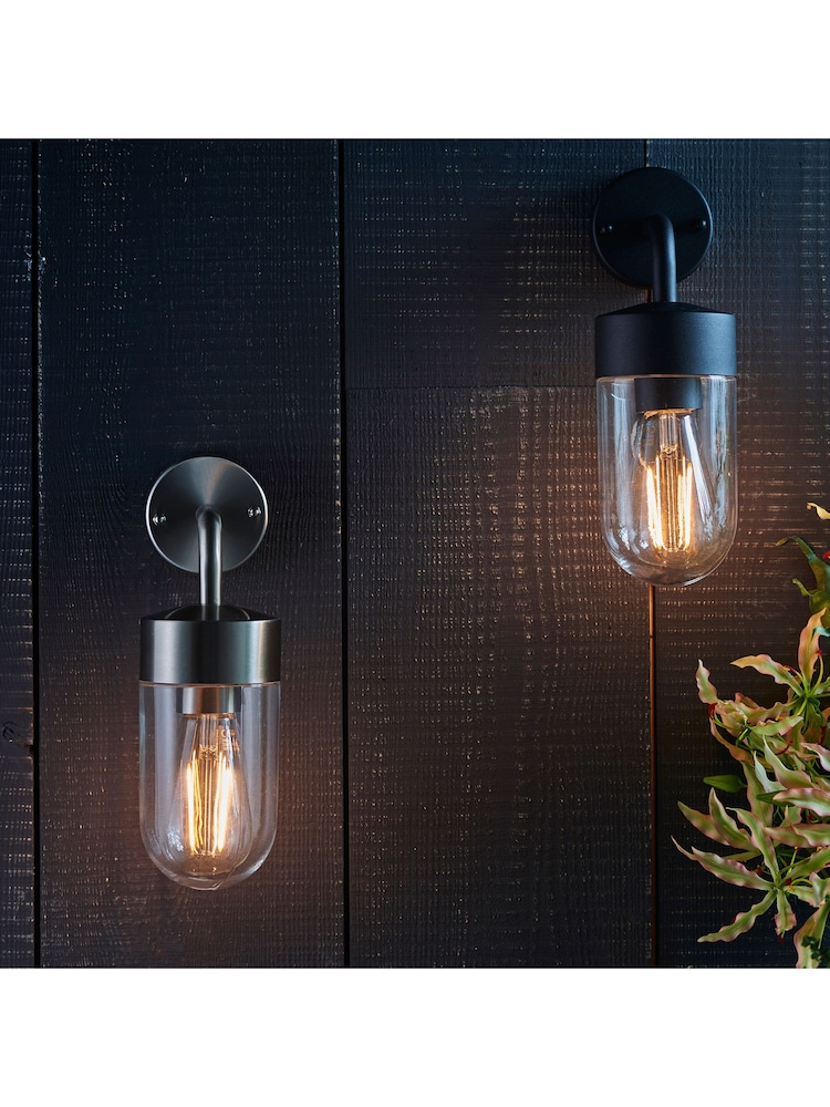 Gallery Home Black Leo Outdoor Wall Light - Image 1 of 7