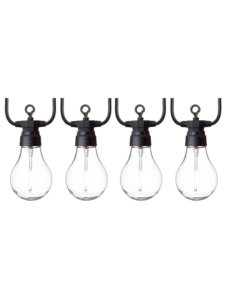 Premier Decorations Ltd White Garden 10 Connectable LED Lights - Image 1 of 2