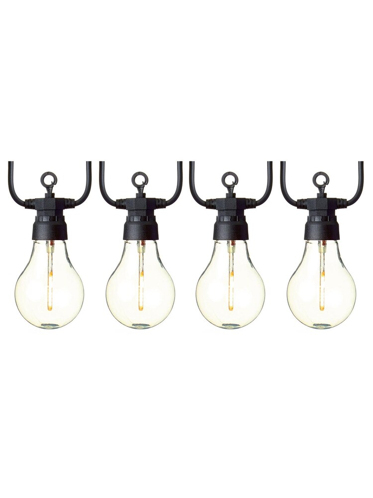 Premier Decorations Ltd White Garden 10 Connectable LED Lights - Image 1 of 2