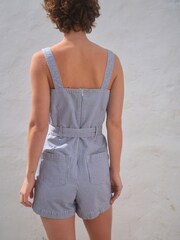 Blue Stripe Denim Playsuit - Image 3 of 5
