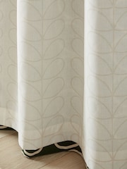 Orla Kiely Green Linear Stem Eyelet Curtains - Image 2 of 3