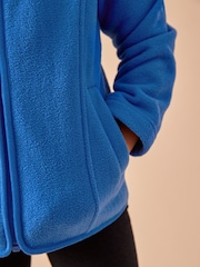 Blue Zip-Up Fleece Jacket With Pockets (3-16yrs) - Image 4 of 7