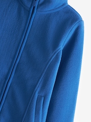 Blue Zip-Up Fleece Jacket With Pockets (3-16yrs) - Image 7 of 7