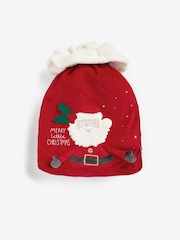Mamas & Papas Red Christmas Large Santa Sack - Image 1 of 3