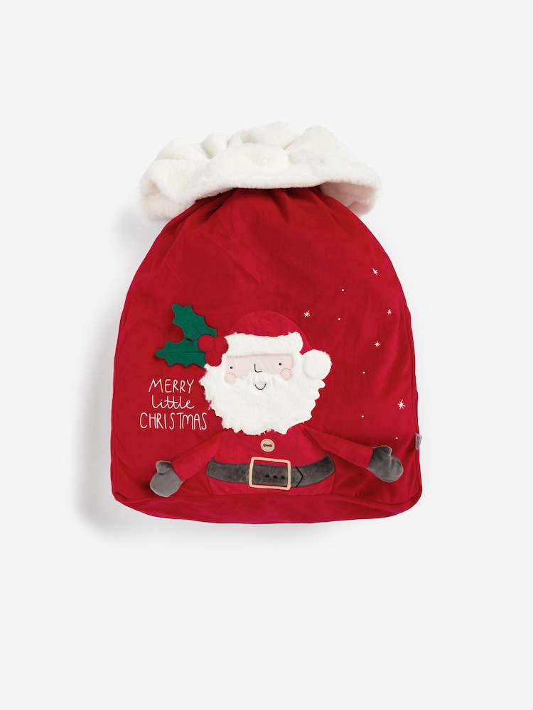 Mamas & Papas Red Christmas Large Santa Sack - Image 1 of 3