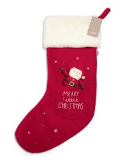 Mamas & Papas Red Christmas Large Santa Stocking - Image 2 of 2