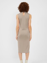 French Connection Brown Manhatten Jersey Bodycon Dress - Image 2 of 5