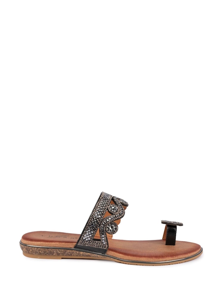 Lunar Lynn Toe Loop Sandals - Image 1 of 4 Lunar Lynn Toe Loop Sandals - Image 1 of 4