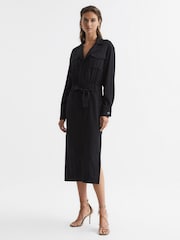 Reiss Gail Safari Midikleid - Bild 1 von 7
