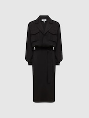 Reiss Gail Safari Midikleid - Bild 2 von 7