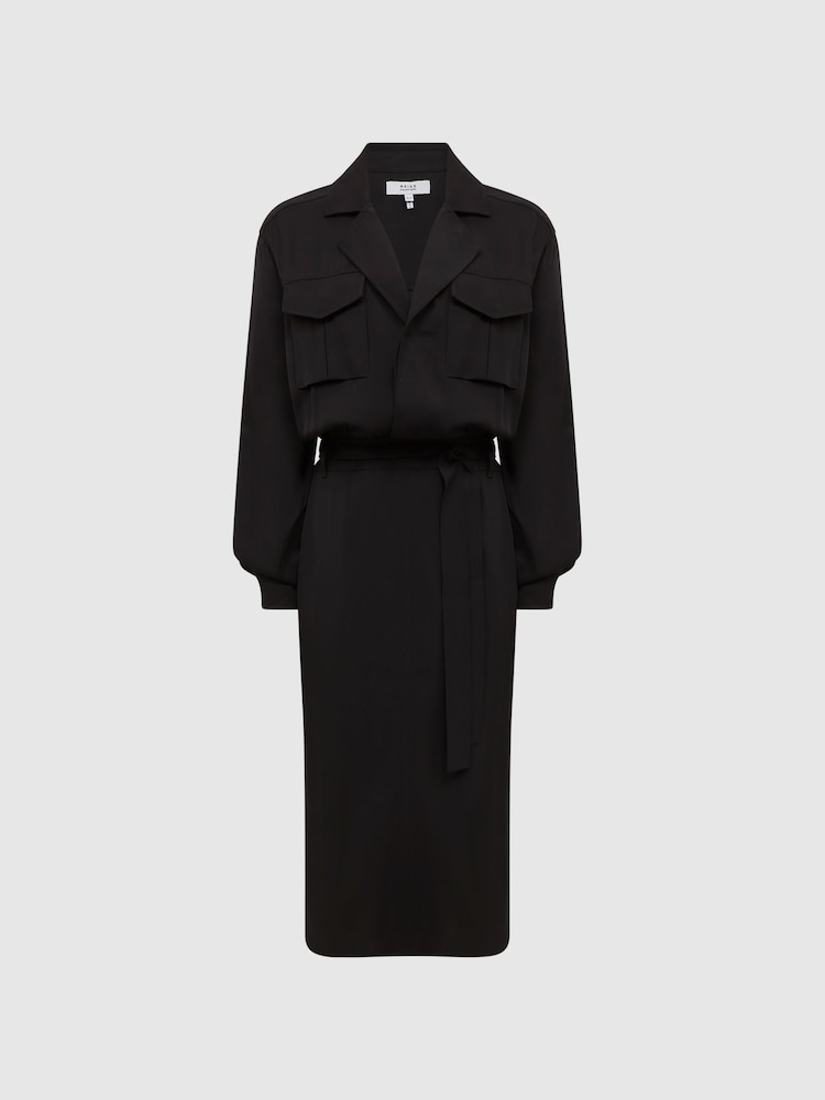 Reiss Gail Safari Midikleid - Bild 2 von 7