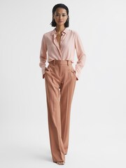 Reiss Rose Luna Premium Suit Wide Leg Trousers - Image 1 of 6