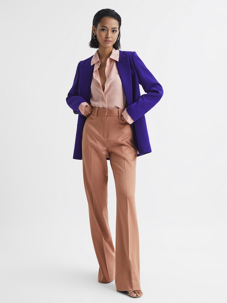 Reiss Rose Luna Premium Suit Wide Leg Trousers - Image 6 of 6