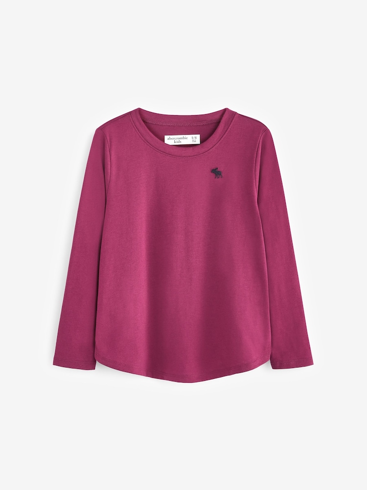 Abercrombie & Fitch Multi Three Pack Long Sleeve T-Shirts - Image 2 of 6