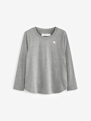 Abercrombie & Fitch Multi Three Pack Long Sleeve T-Shirts - Image 3 of 6