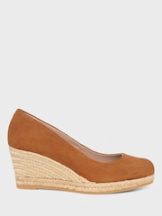 Hobbs Brown Anna Espadrille Court Shoes - Image 1 of 4