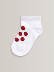 White Character 10 Pack Cotton Rich Trainer Socks - Image 10 of 12
