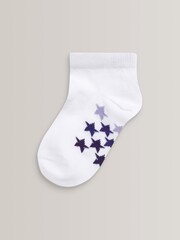 White Character 10 Pack Cotton Rich Trainer Socks - Image 11 of 12