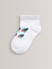 White Character 10 Pack Cotton Rich Trainer Socks - Image 3 of 12