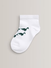 White Character 10 Pack Cotton Rich Trainer Socks - Image 5 of 12