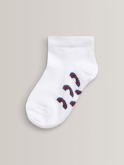 White Character 10 Pack Cotton Rich Trainer Socks - Image 6 of 12