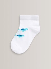 White Character 10 Pack Cotton Rich Trainer Socks - Image 9 of 12