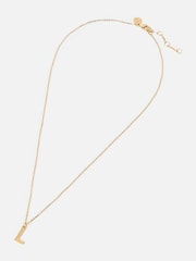 Z by Accessorize Gold Plated Tone Initial Pendant Necklace - Image 3 of 3