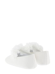 Monsoon Ivory Natural Shimmer Corsage Booties - Image 3 of 3