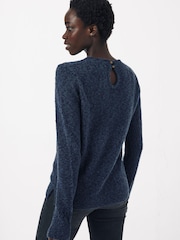 FatFace Blue Evelyn Jumper - Image 2 of 4