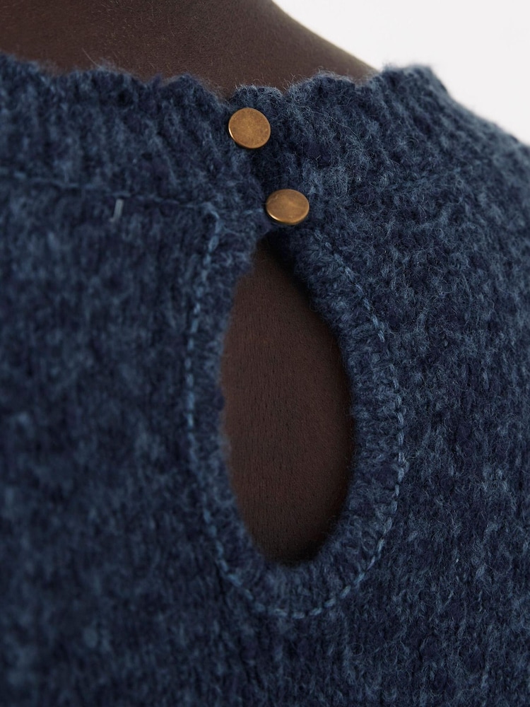 FatFace Blue Evelyn Jumper - Image 4 of 4