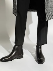 Dune London Black Mantle Chelsea Boots - Image 1 of 8