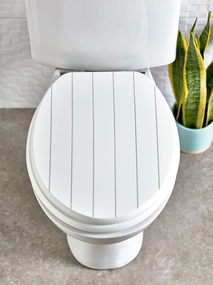 White Malvern Antibacterial Toilet Seat - Image 1 of 3