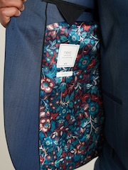 Blue Tailored Motion Flex Stretch Wool Suit Jacket - Image 6 of 11