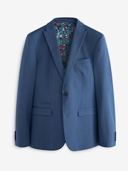 Blue Tailored Motion Flex Stretch Wool Suit Jacket - Image 7 of 11