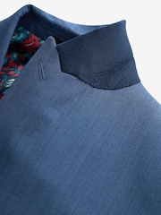 Blue Tailored Motion Flex Stretch Wool Suit Jacket - Image 8 of 11