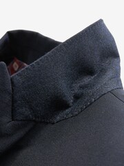 Navy Blue Slim Motion Flex Stretch Wool Suit Jacket - Image 2 of 5
