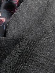 Grey Check Slim Fit Suit Jacket - Image 10 of 13