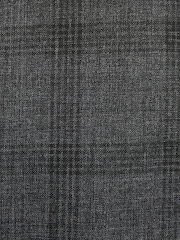 Grey Check Slim Fit Suit Jacket - Image 11 of 13