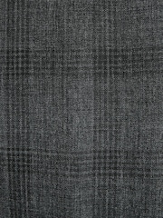 Dark Grey Check Slim Fit Suit: Trousers - Image 3 of 3
