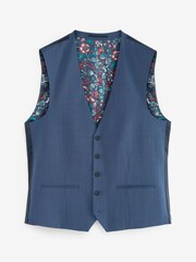 Blue Motion Flex Stretch Wool Blend Suit: Waistcoat - Image 1 of 1