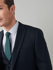 Black Tailored Motion Flex Stretch Wool Suit Jacket - Image 3 of 9