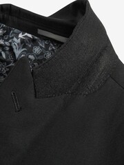 Black Tailored Motion Flex Stretch Wool Suit Jacket - Image 9 of 9