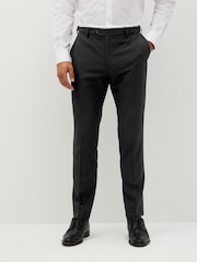 Noir - Coupe fine - Pantalon de costume stretch Motionflex - Image 1 de 9