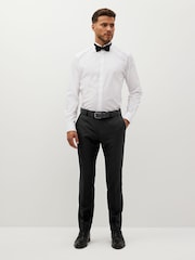 Noir - Coupe fine - Pantalon de costume stretch Motionflex - Image 2 de 9