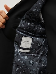 Black Slim Fit Motionflex Stretch Suit Jacket - Image 7 of 8