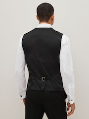 Black Regular Fit Motionflex Stretch Waistcoat - Image 2 of 8