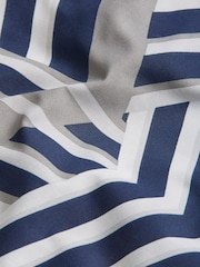 2 Pack Blue/Grey Geo Reversible Duvet Covers and Pillowcases Set - Image 10 of 10