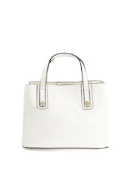 Dune London White Dinkydorrie Unlined Mini Tote Bag - Image 2 of 4